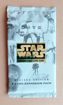 Star Wars CCG Hoth (1996) Trading Card Booster Pack Decipher TCG revised Edition