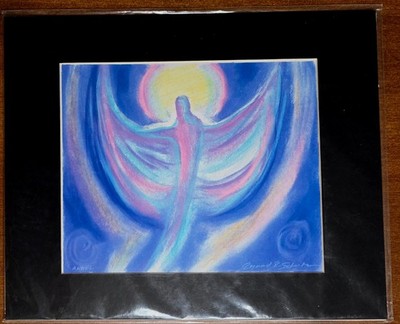 Angel Pastel Ray Schulz RSA 9108 Matted Artwork