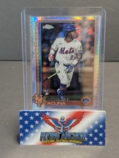 2025 Topps Chrome - Luisangel Acuna #56 Prism Refractor (RC)