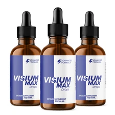 (3 Pack) Visium Max Liquid Drops, VisiumMax All Natural Formula (90 Servings)