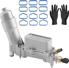 926-876 926-959 Upgraded ALL Aluminum Engine Oil Filter Housing with Oil Cool...