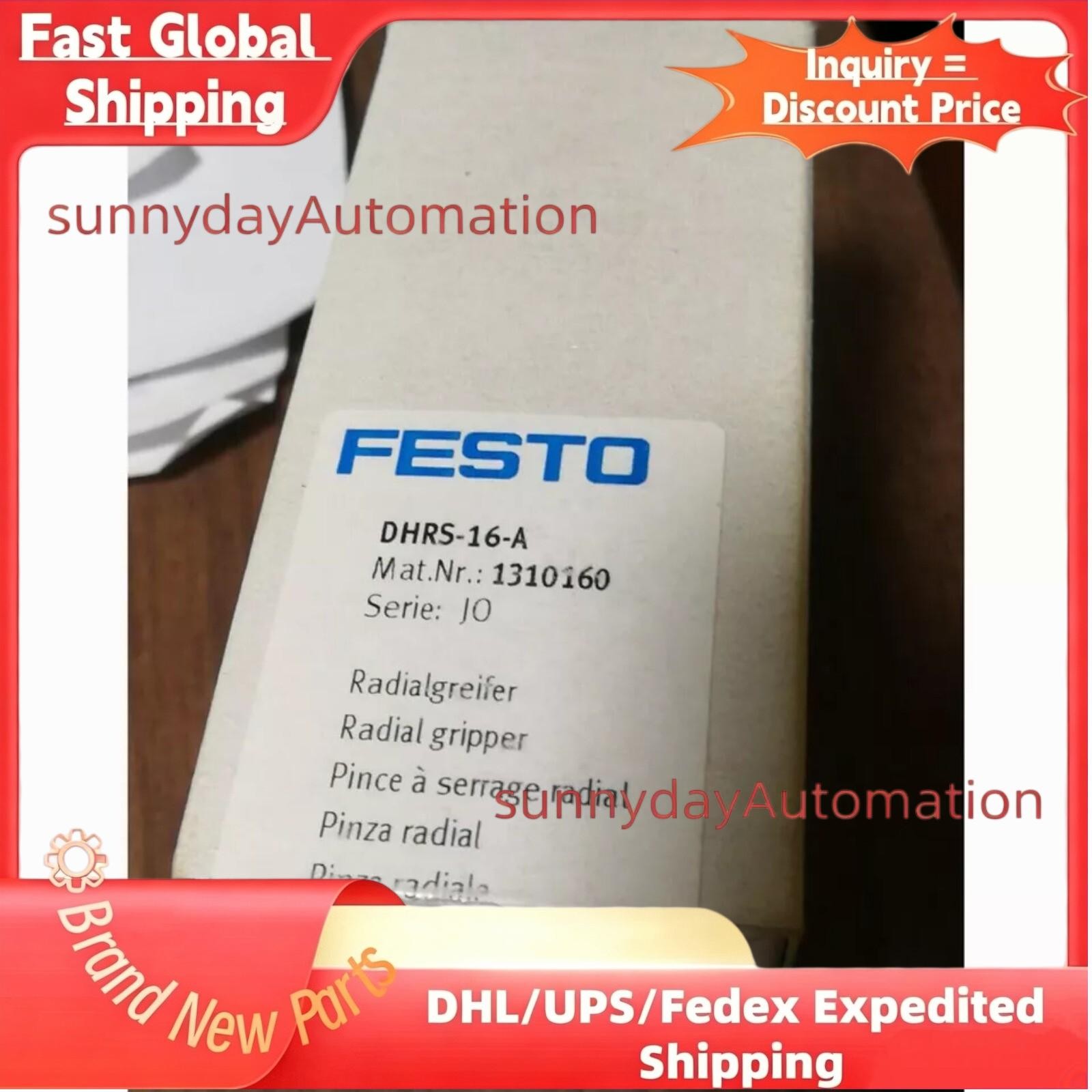 New FESTO 1310160 DHRS-16-A Pneumatic Clamp Fast Ship Brand New DHRS16A