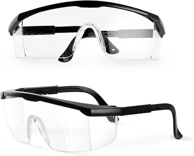 Gafas de seguridad (2 unidades), antivaho, resistentes a rayones, con lentes tra