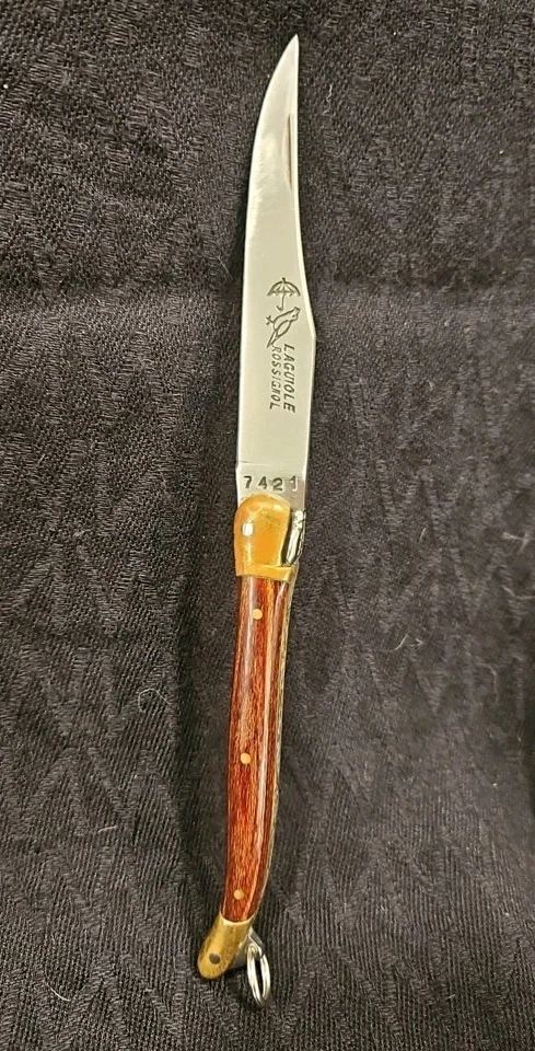 Raro. Vintage. Cuchillo Plegable 7" Laguiole Rossignol 7421. 440  Foto 3 de 4