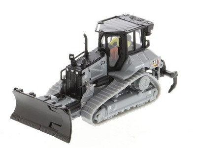 DIECAST MASTERS, Grauer CATERPILLAR D5 LGP Bulldozer mit klappbarem Schild - ...
