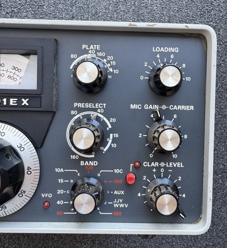 YAESU FT-101EX SSB RICETRASMETTITORE RADIOAMATORE SOLO PARTI - Foto 3 di 8