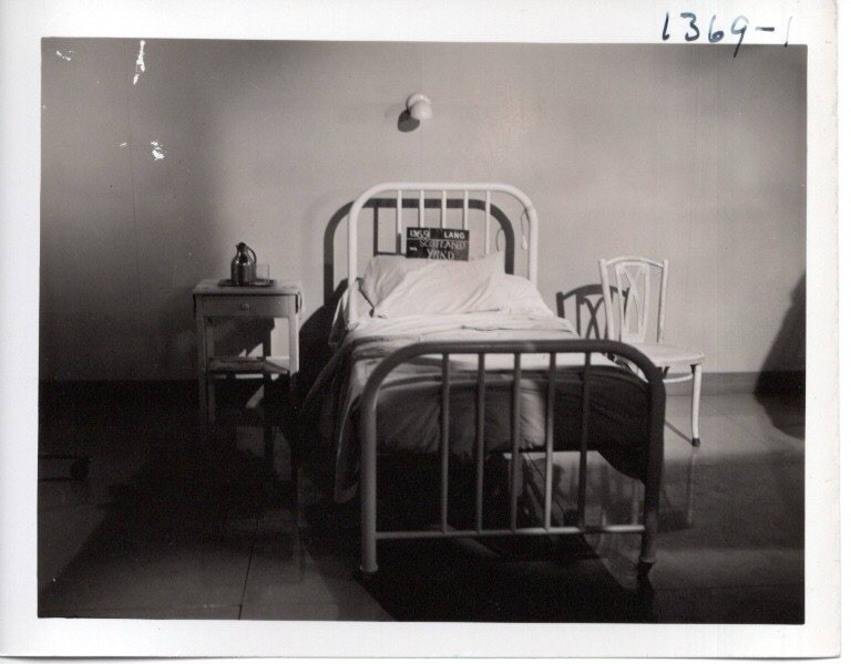 PRODUCTION PHOTO Vintage Ray Milland MINISTRY OF FEAR 1944 Asylum Bed Hospital