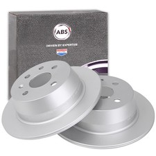 2x A.B.S. BREMSSCHEIBEN 260mm HINTEN passend für OPEL ASTRA VECTRA