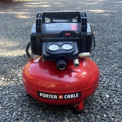 PORTER-CABLE C2002 6 Gal 150 PSI Oil-Free Pancake Air Compressor 120V