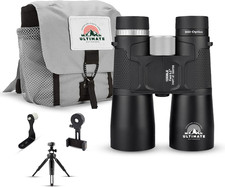 12X50 High Power Binoculars for Adults   HD Waterproof Binoculars with Bak-4 Pr