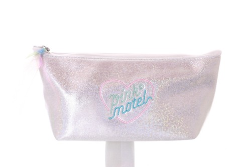 LB-114-1 Plata Brillo Cartera de Lodo Cosméticos Estuche Pastel Goth Kawaii - Imagen 2 de 6