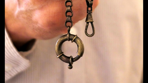 Taschenuhr Kette für Weste Herren | Messing | Taschenuhrkette Trachtenschmuck - Video 1 of 1