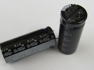 5 Stück/pcs Elko 1500µF 50V 105°C ELNA RJH 16x40mm RM7,5 Low Impedance Capacitor