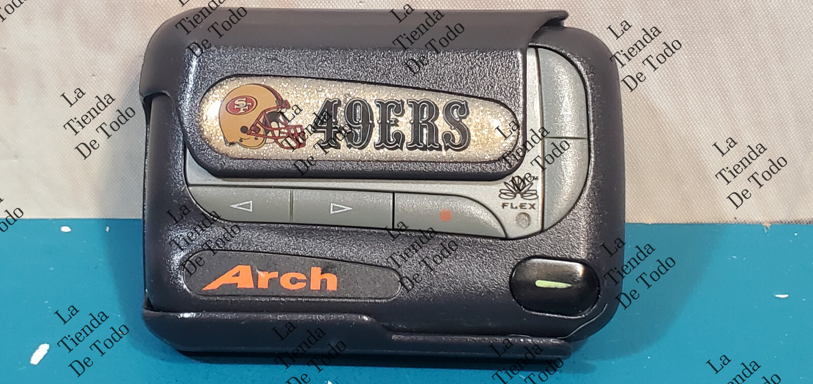 Vintage 49ers Logo ARCH pAGER BEEPER ALPHANUMERIC FLEX