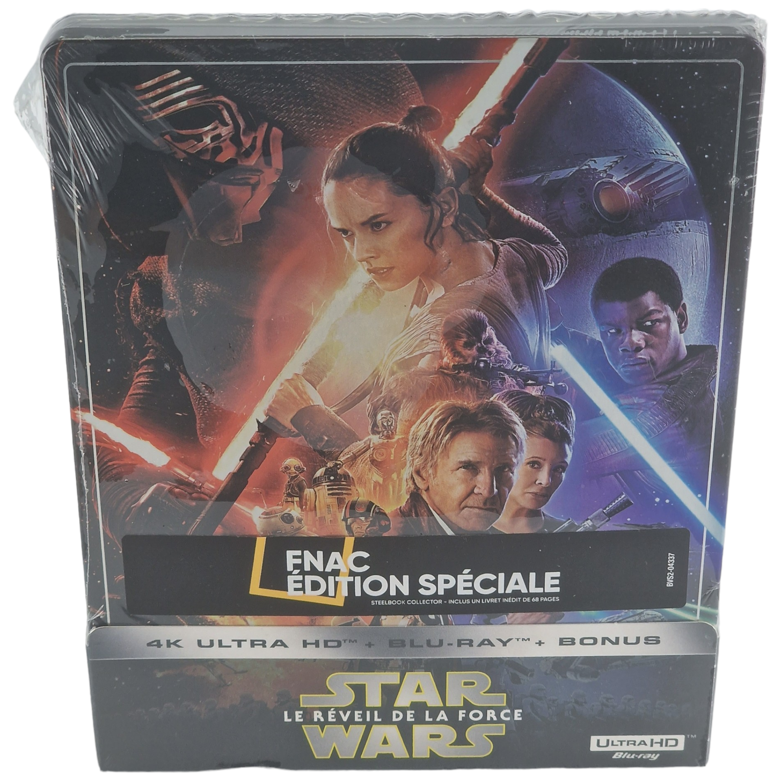 Star Wars: Force Awakens Steelbook 4K Ultra HD + Blu-Ray Francia Zona Libera