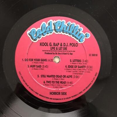 Live and Let Die by Kool G Rap & DJ Polo (Vinyl, Nov-1992, Cold