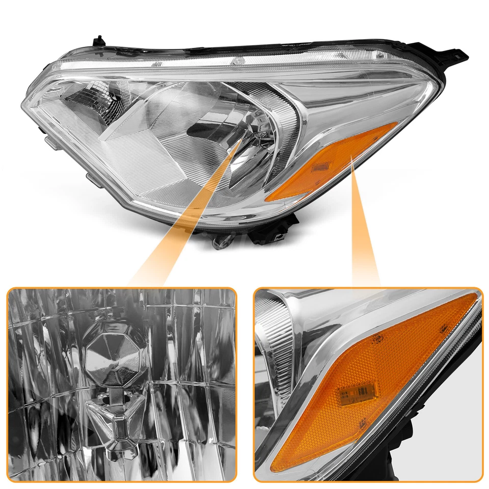 Fits For 2017 2018 2019 2020 Mitsubishi Mirage G4 Headlight Assembly Driver Left Foto 4 de 4