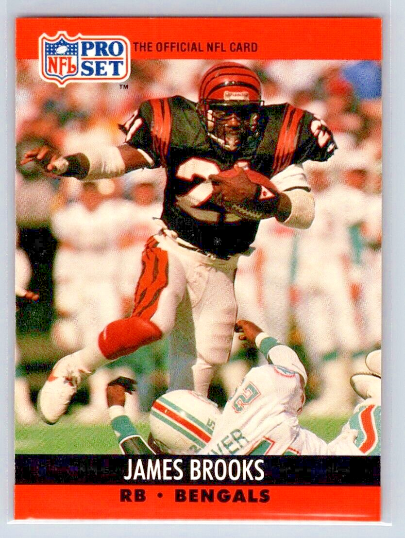 1990 Pro Set Series 2 Football - James Brooks - Cincinnati Bengals
