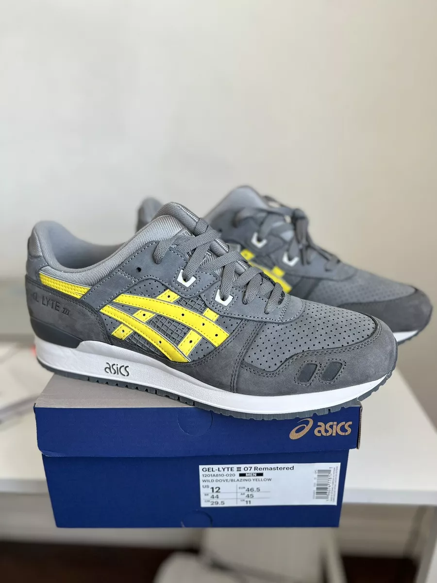 ASICS Gel-Lyte III Remastered Ronnie Fieg Super Yellow US Size 12M NEW IN  HAND