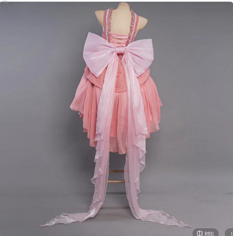 chii pink dress cosplay Anime/Manga Chobits Chi Cosplay Costume Lolita Pink Dress /