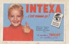 21/507 BUVARD INTEXA LE MEILLEUR TRICOT rousseurs