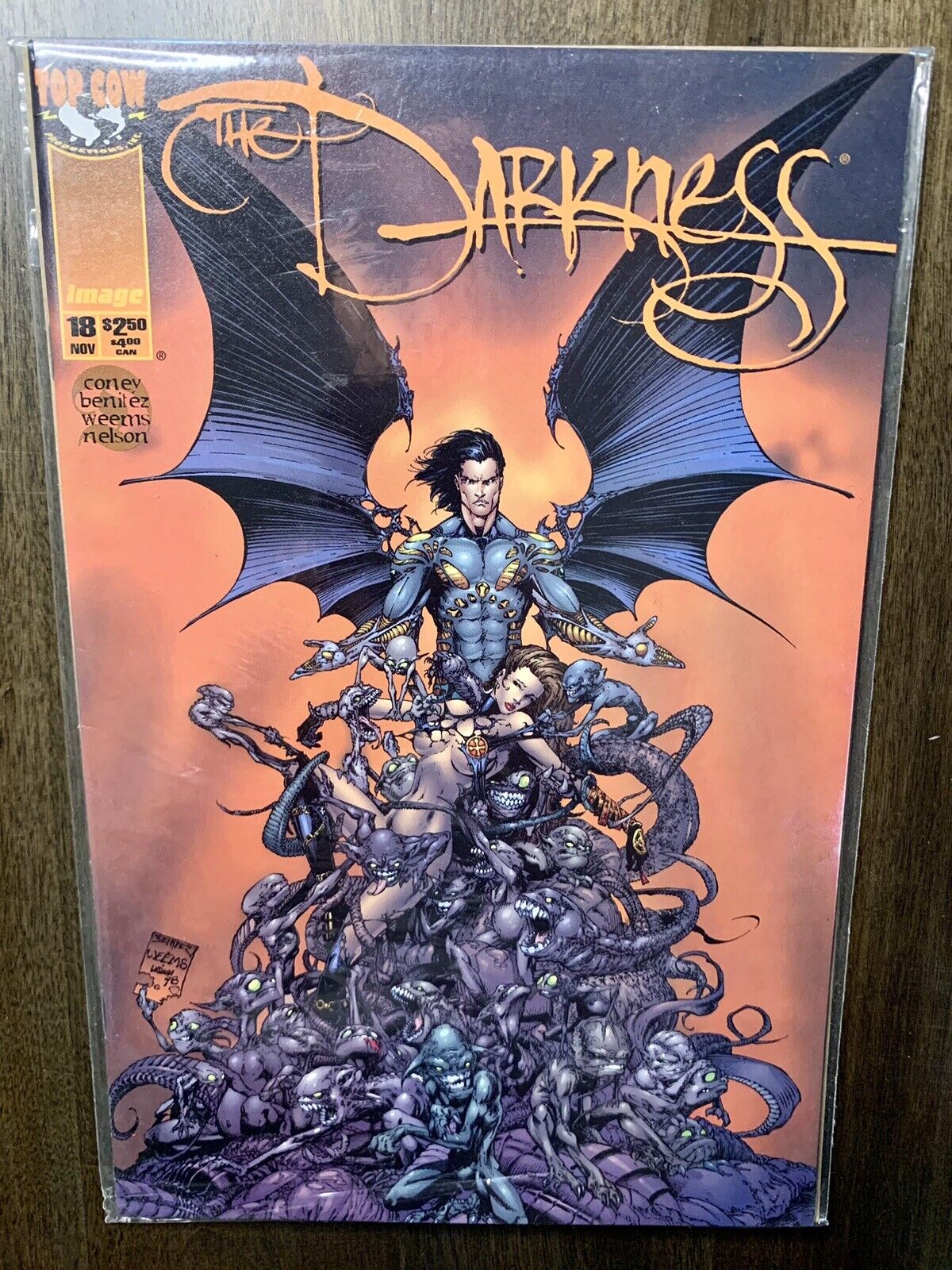 THE DARKNESS #18 IMAGE COMICS 1998 BAGGED AND BOARDED Comic Book