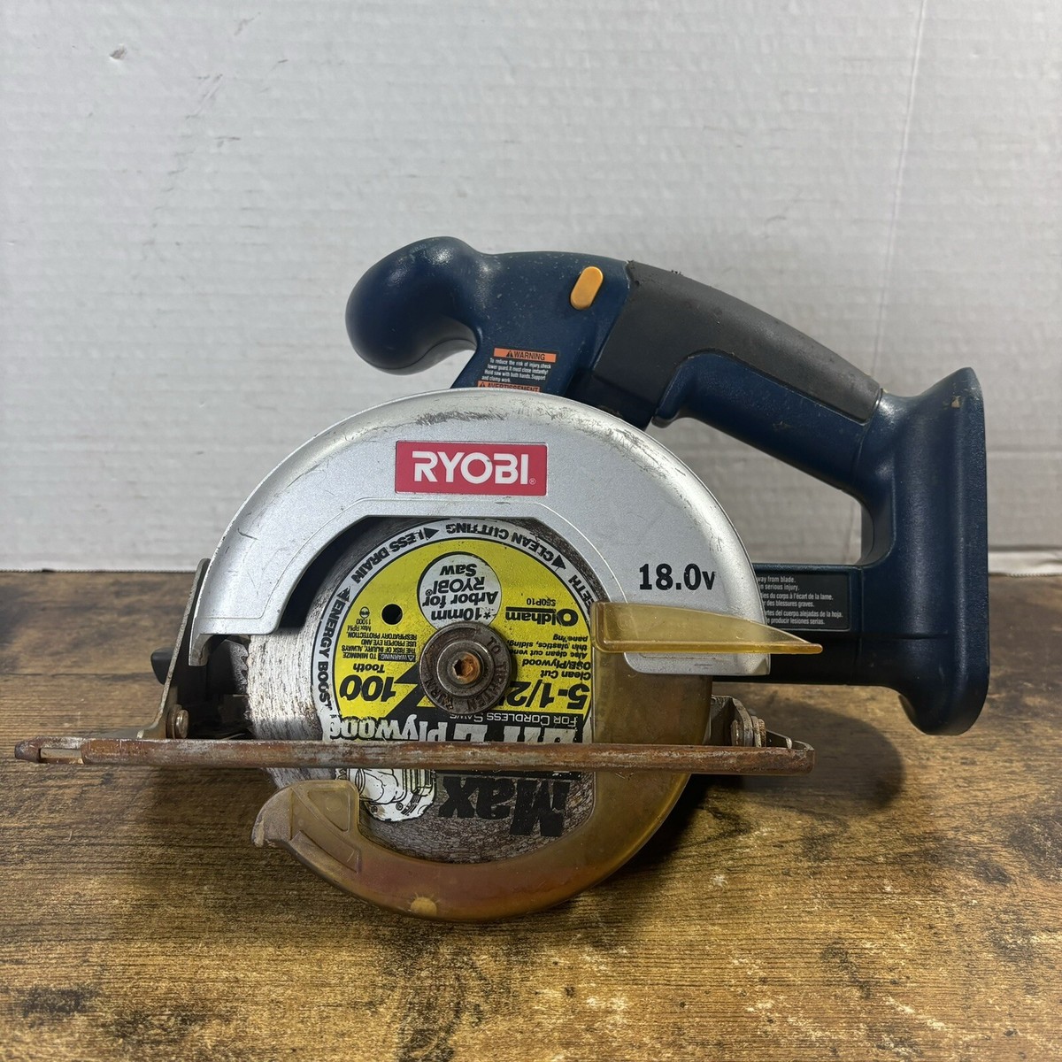 Ryobi 18v Hand Saw Ryobi P501 18V Blue Cordless Circular Saw TOOL