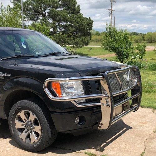 Westin 57-2500 Polished Stainless Steel HDX Grille Guard for 09-14 Ford F-150 Foto 4 de 4