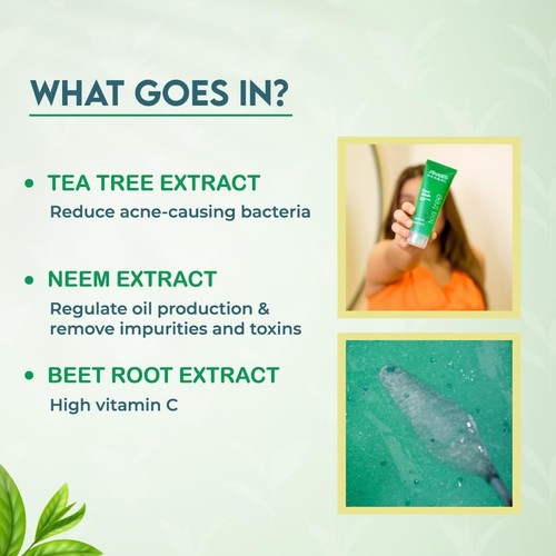 Jovees Herbal Tea Tree Oil Control Face Wash 120ml free shipping world wide - Picture 4 of 8