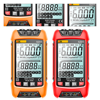 Digital Messtechnik Multimeter 9999 Counts Strommesser Voltmeter AC/DC LED LCDj5