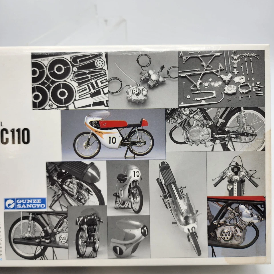 Gunze Sangyo High-Tech Model HONDA RC110 1/12 Scale Model Brand New Open Box - Image 3 of 4