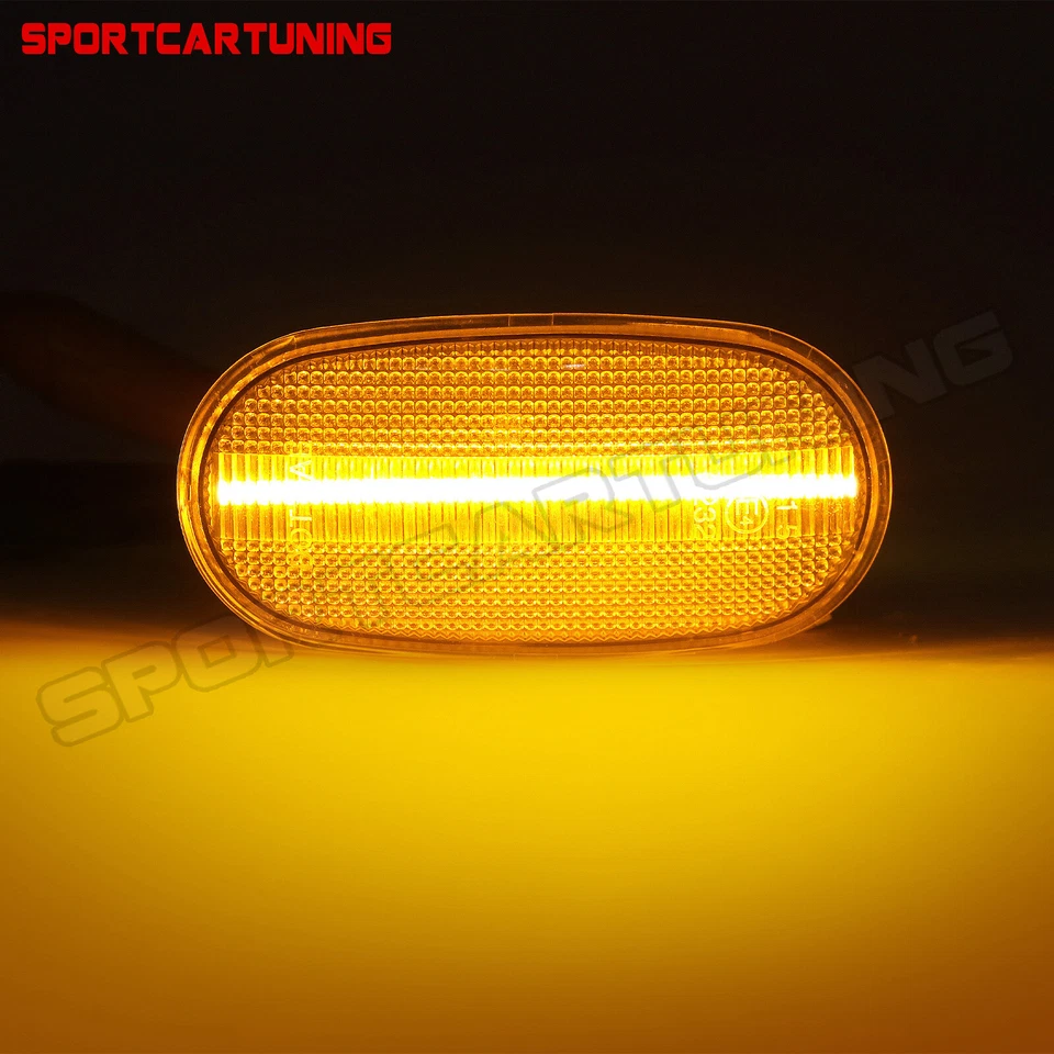 LED Side Marker Turn Signal Light For Mitsubishi L200 Lancer Sedan Mirage Pajero Foto 2 de 4