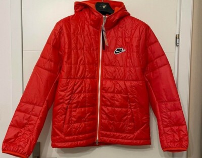 Nike Sportswear Synthetic-Fill Therma Fleece Orange Herren Jacke DJ0433-673 
