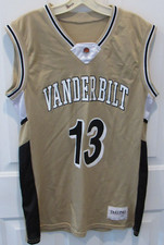 VANDERBILT COMMODORES # 13 NCAA COLLEGE BASKETBALL JERSEY DeLong sz 40 VGC