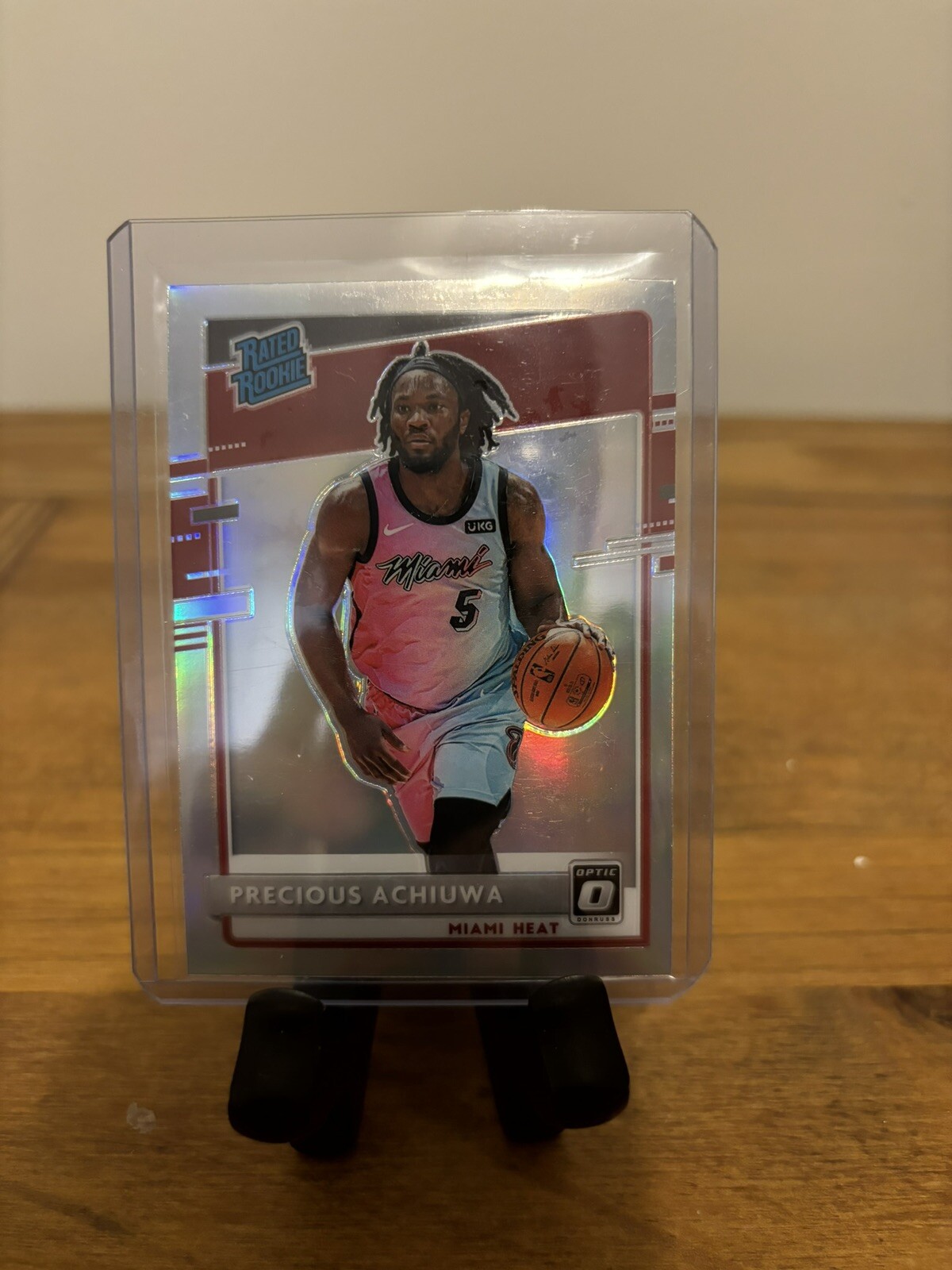 Precious Achiuwa 2020-21 Donruss Optic #170 Holo Miami Heat
