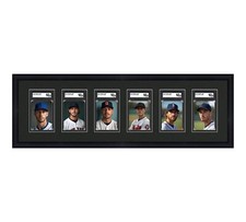 SGC Graded Card Frame Display Holds (6) Slabs Baseball, UV Protection (optional)