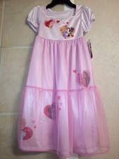 Disney Princess Toddler Pink Hearts Gown Size 3T - New with Tags