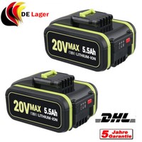 2X FüR Worx MäHer Power Share Akku 20V WA3551.1 FüR Worx WA3572 WA3553 5000Mah