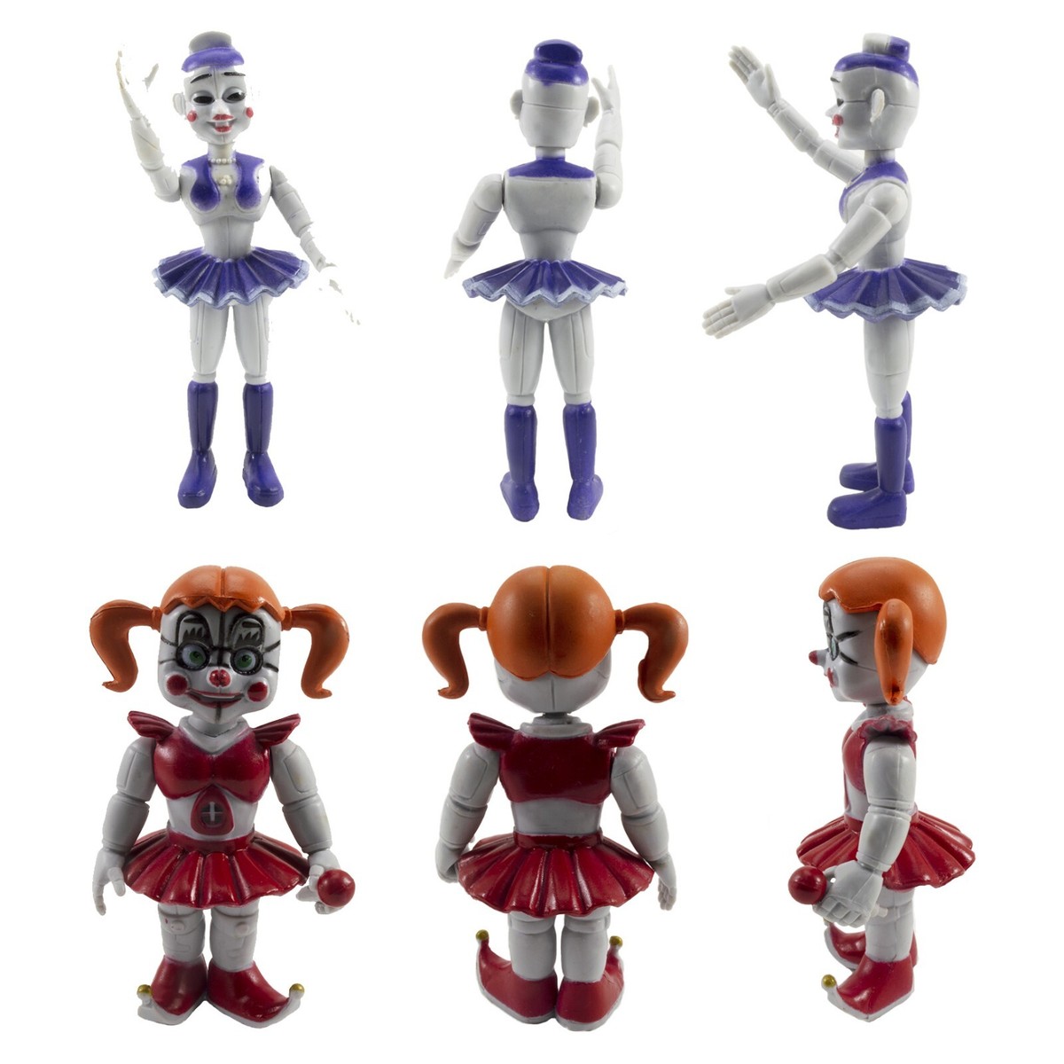 PCS Five Nights At Freddy's FNAF Sister location Action Figures