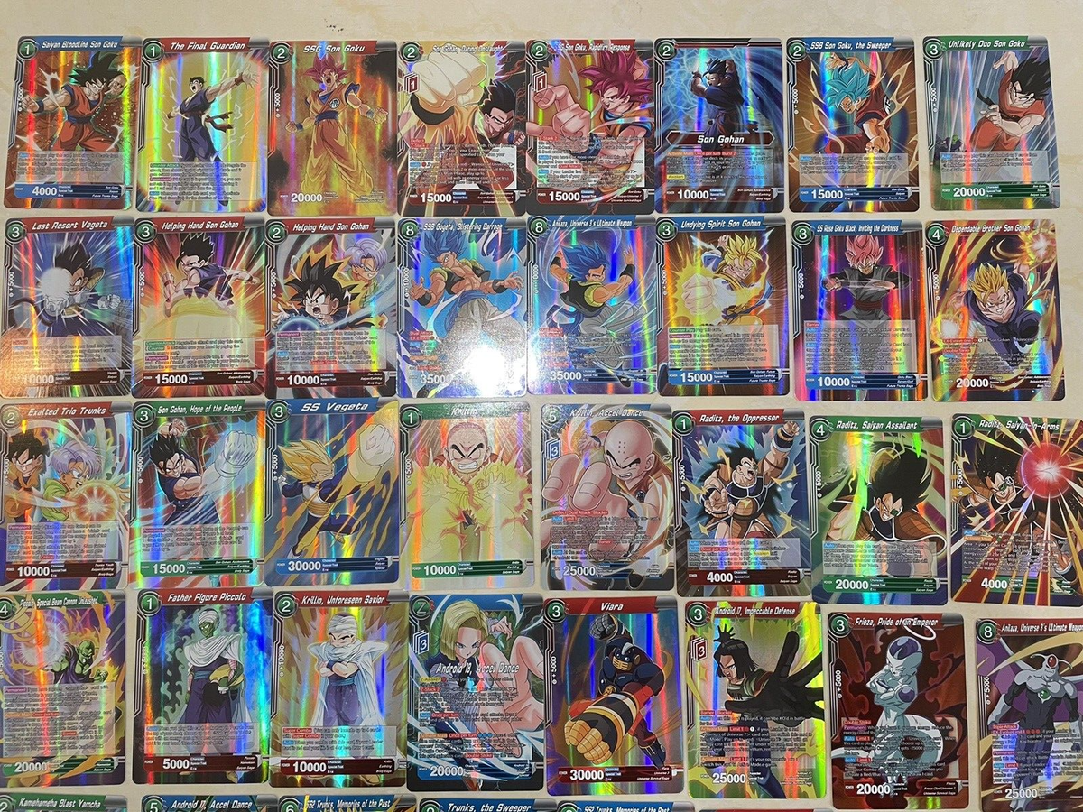 ドラゴンボール DRAGON BALL CARD GAME まとめ売り 50 pcs Dragon Ball Z Super Game Card Goku Gohan Saiyan