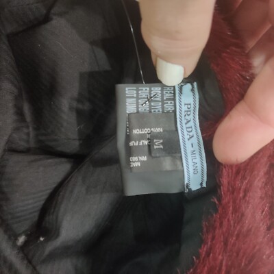 PRADA Fur cap size M(57) New | eBay display picture 1