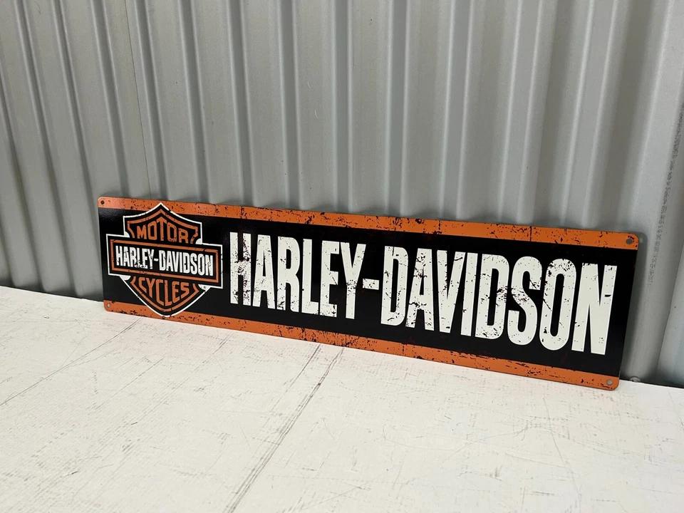 HARLEY DAVIDSON DISTRESSED HEAVY DUTY SIGN 800 X 200 - image 3 of 4