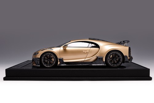 1/18 T&P Bugatti Chiron Mansory Centuria în Matte Gold Carbon Fiber 99 pieces - Picture 2 of 9