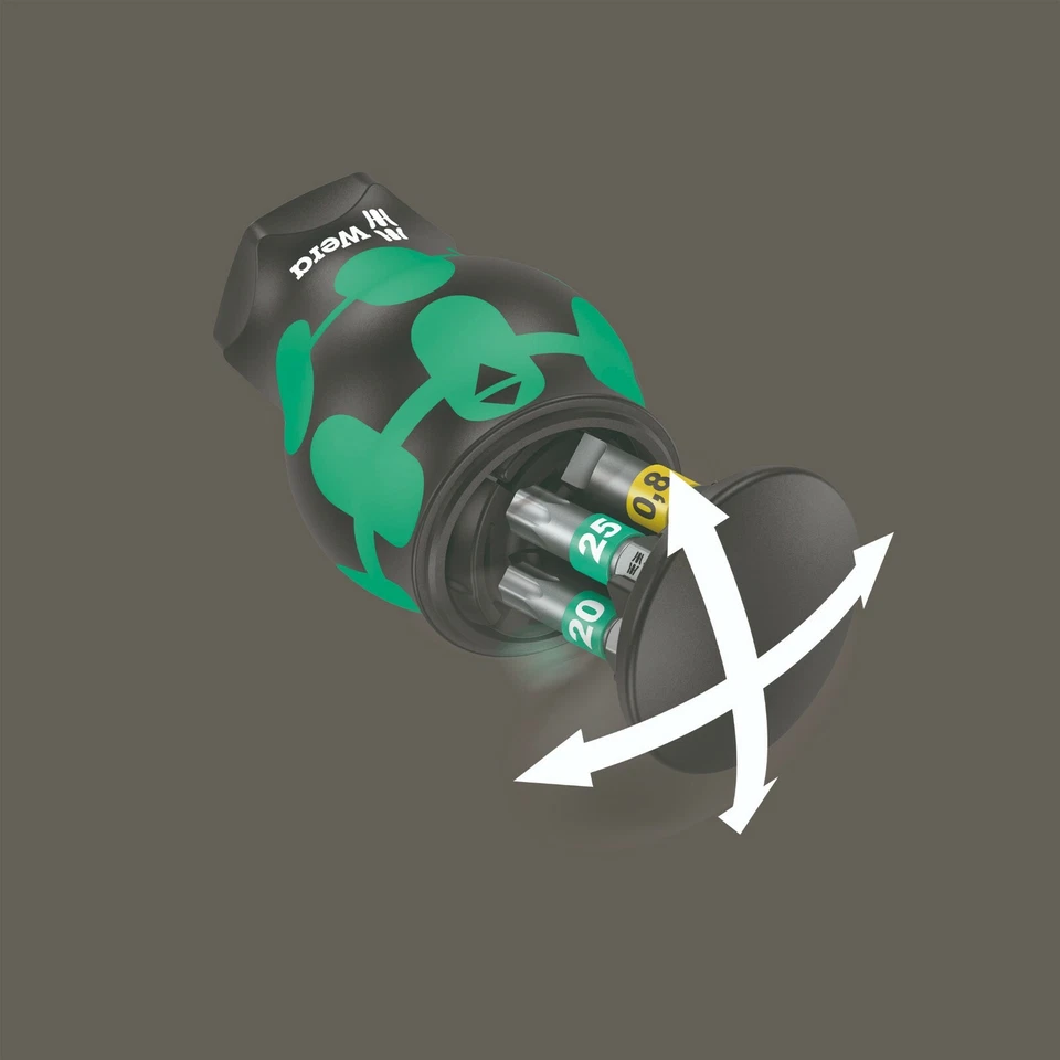 Wera Kraftform Kompakt Stubby Magazine 1 Screwdriver Set 05008873001 - Image 3 of 4