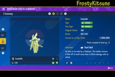 6IV Lurantis Shiny  Non-Shiny Pokemon Scarlet  Violet