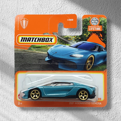 MATCHBOX 2021 KOENIGSEGG GEMERA 1/100 HVN51-LA10 MATTEL AUTO NEU & OVP