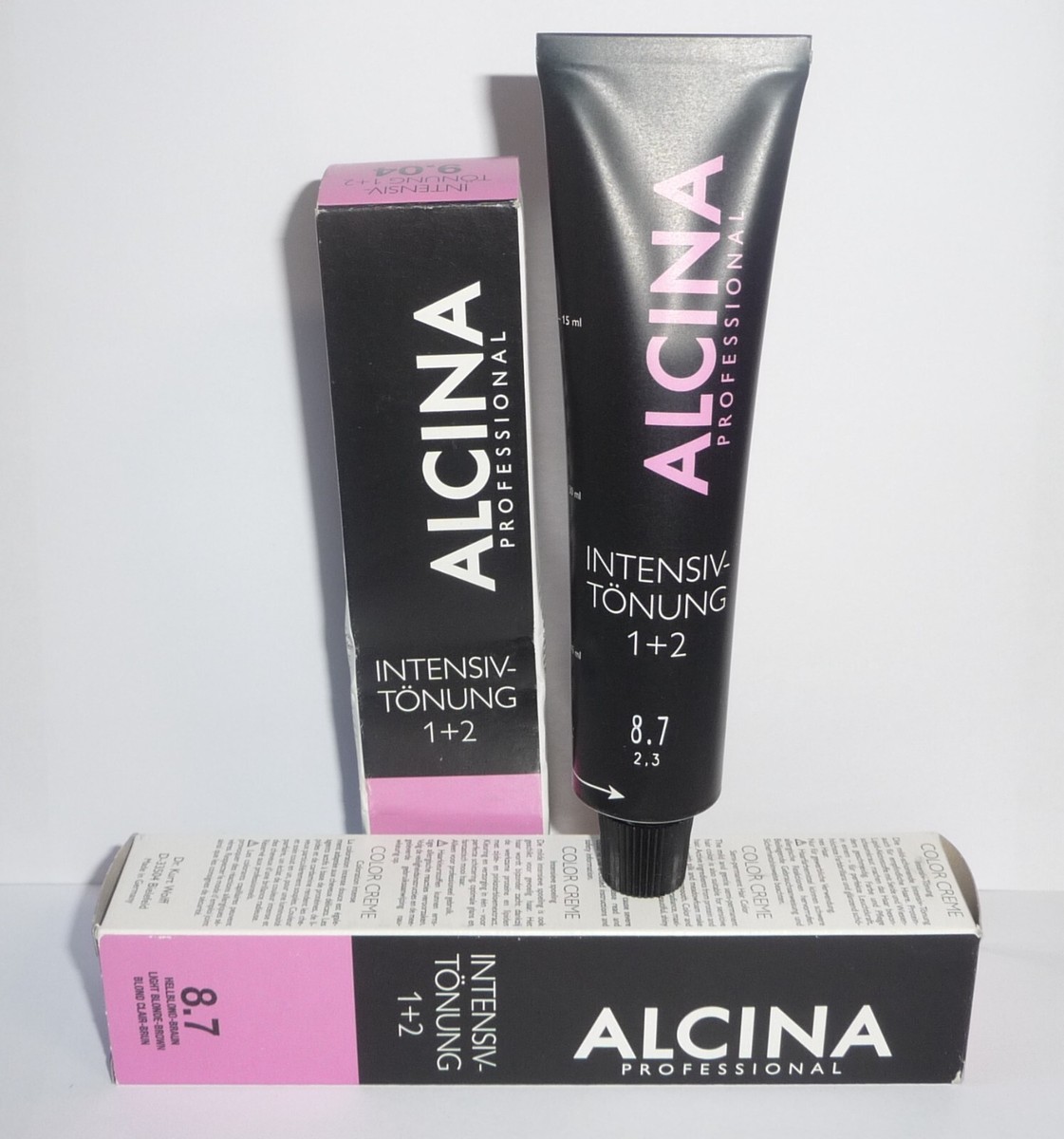 Alcina Color Creme Intensiv Tönung 2.0 – Deckt Bis 60% Graue Haare, 60 Ml, Mit Pflegewirkung