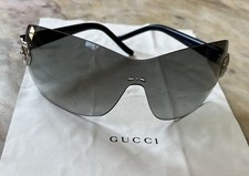 SALE-VINTAGE LADIES GUCCI RIMLESS SUNGLASSES UNUSUAL HEARTSHAPED GUCCI LOGO 