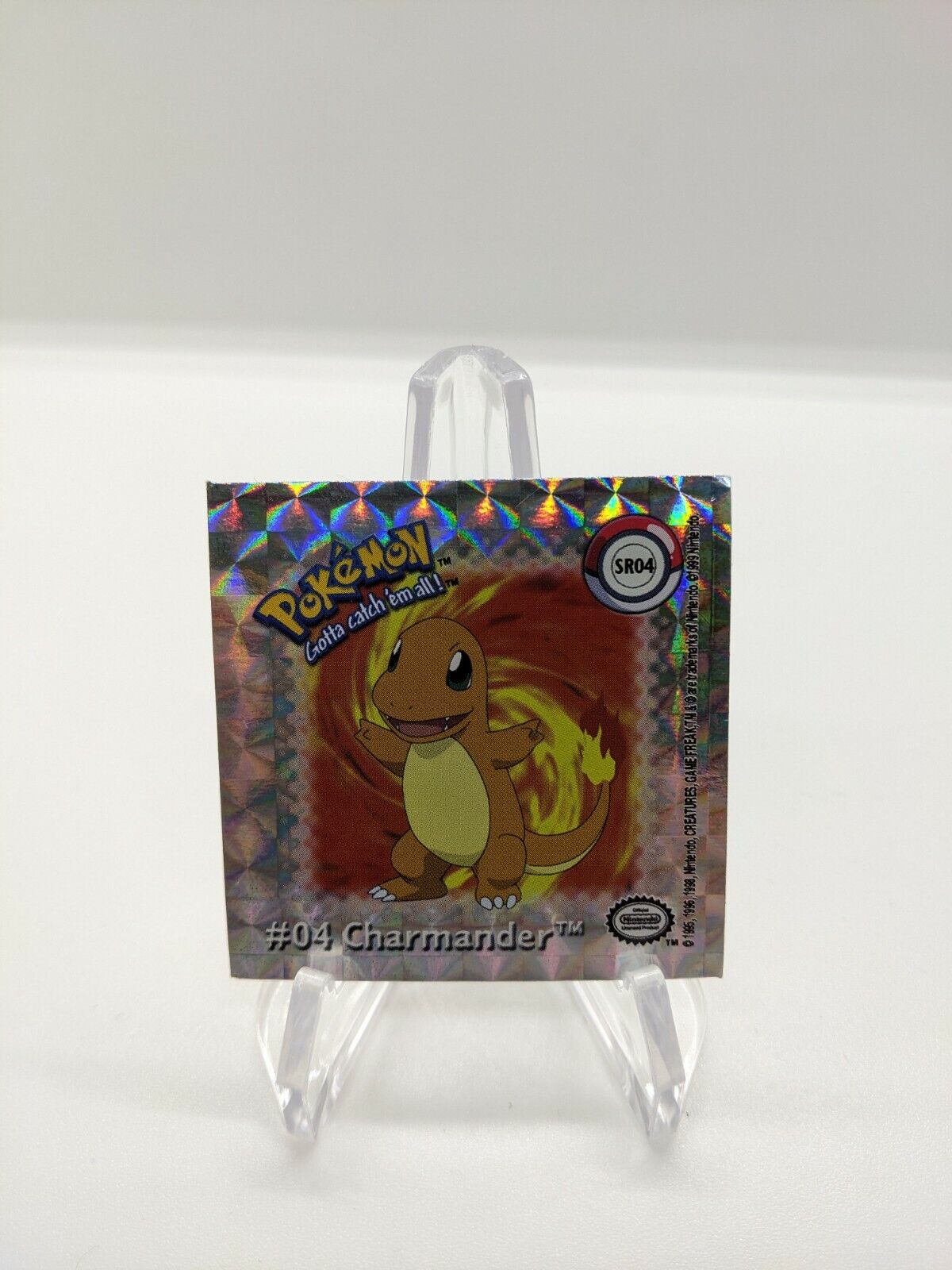 Charmander SR04 Pokemon Artbox Sticker Prizm Series 1 1999
