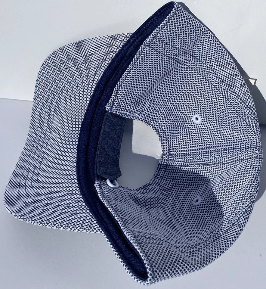 2025 MASTERS HEATHERED NAVY PERFORMANCE MESH BACK HAT AUGUSTA NATIONAL GOLF NEW - Imagem 2 de 4